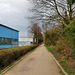 Radweg auf der ehem. Bahnstrecke "Rheinischer Esel" (Witten-Annen) / 8.03.2020