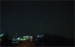 The Pleiades over Stanley's house