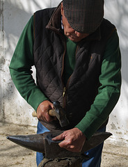 Blacksmith at the Andalucian Equestrian School