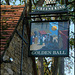 Golden Ball pub sign