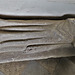 crick church, northants (6)latest c13 tomb effigy of a woman, her feet resting on a muscular lion