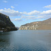 Danube between Romania and Serbia, View downstream to Iron Gate