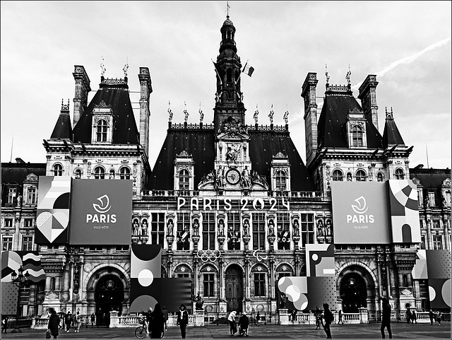 Hôtel de ville de Paris : 2024 année des JO