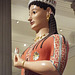 Detail of a Color Reconstruction of the Phrasiklea Kore in the Metropolitan Museum of Art, December 2022