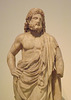 Detail of a Statuette of Askelpios from Epidauros in the National Archaeological Museum of Athens, May 2014