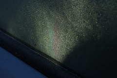 Frozen car window