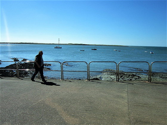 The lovely calm view of the bay