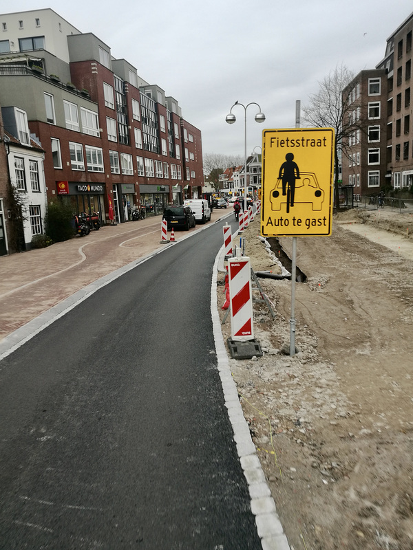 Work on the Pelikaanstraat