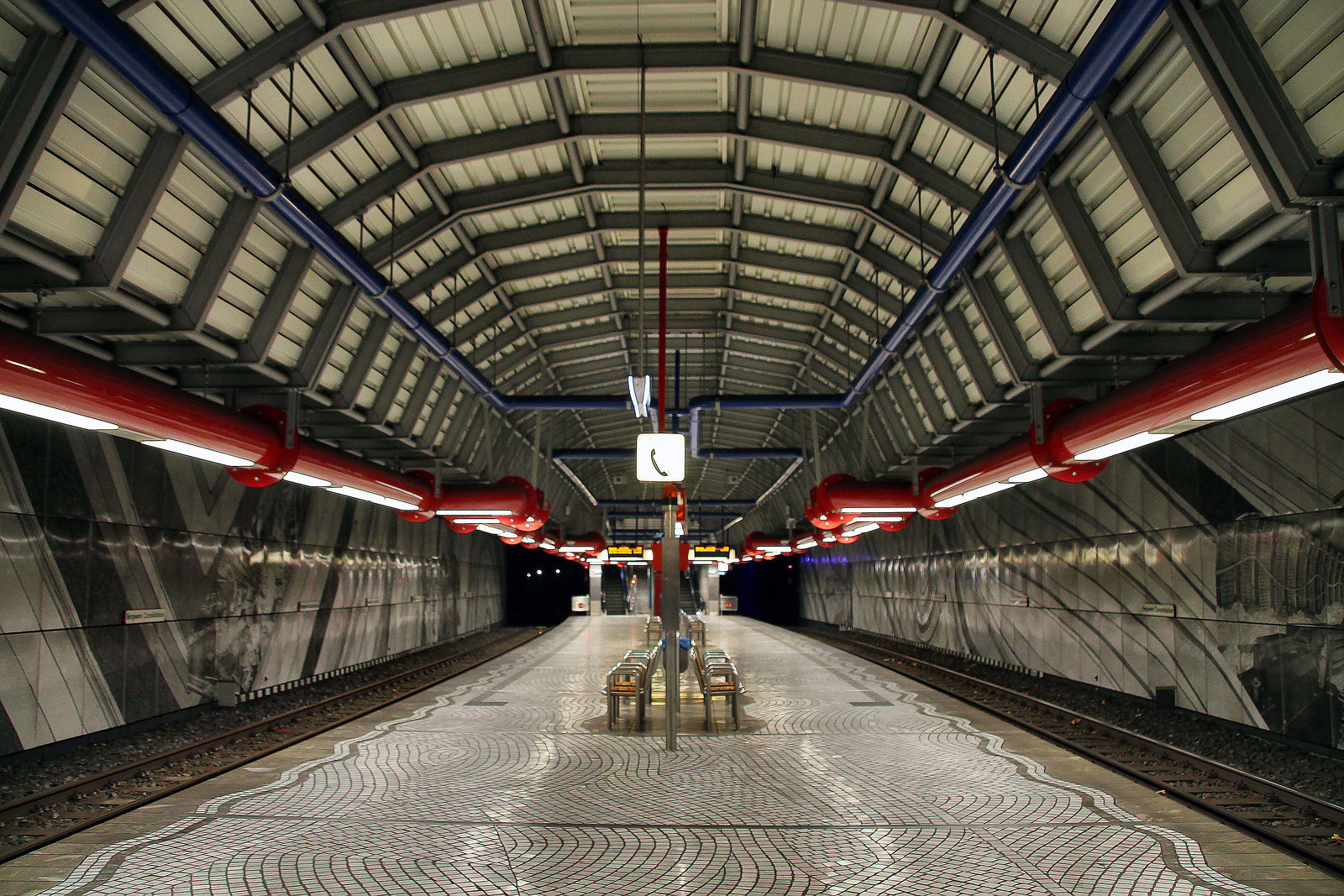 U-Bahn-Haltestelle "Bergwerk Consolidation" (Gelsenkirchen-Bismarck) / 14.11.2020