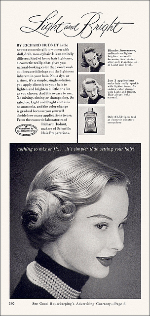 Richard Hudnut Shampoo Ad, 1953