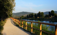 evening walk along the river (PIP)