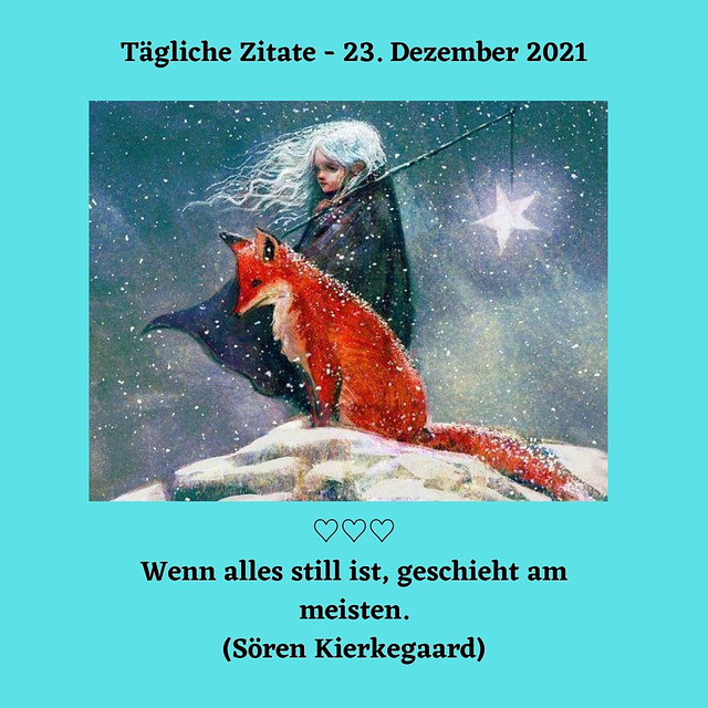 Tägliche Zitate - 23. Dezember 2021