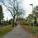 Weg über der U-Bahn-Trasse (Gelsenkirchen-Bismarck) / 14.11.2020