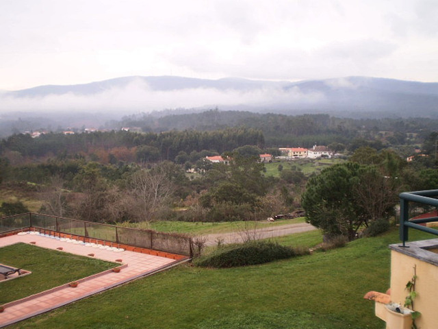 View from the hotel balcony to Sertã Sierra.