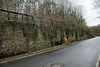Zeche Pörtingsiepen 2, Stützmauer an der Maasstraße (Essen-Fischlaken) / 4.02.2017