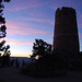Grand Canyon - Desert View Watchtower at sunset.