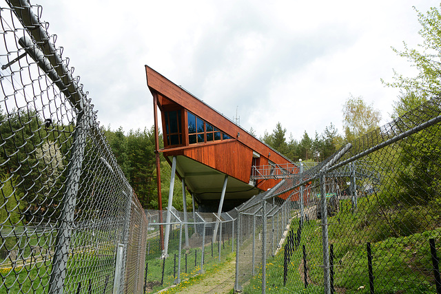 Bulgaria, Office of Belitsa Bear Sanctuary with Overview Site on the Roof, and also Protected Path to Bear Forest