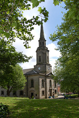 West Front, St Paul's Church, St Paul's Square, Birmingham, West Midlands