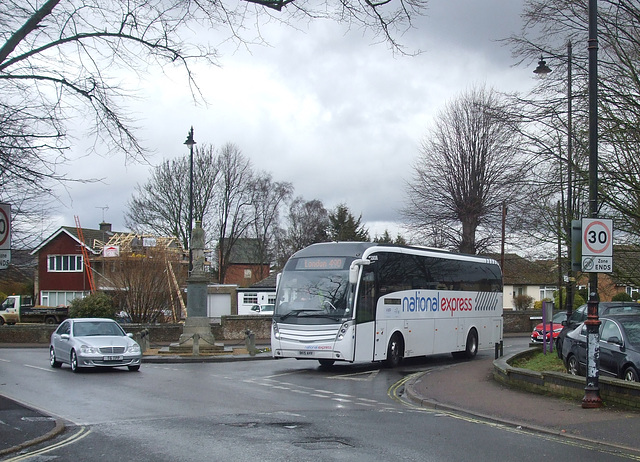 DSCF0904 Whippet Coaches (National Express contractor) NX08 (BK15 AHV) in Mildenhall - 8 Mar 2018 DSCF0904 Whippet Coaches (National Express contractor) NX08 (BK15 AHV) in Mildenhall - 8 Mar 2018
