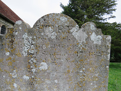 brookland church, kent  (72)1827 grist family headstone