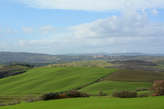 Italy, Toscana Winter Landscape