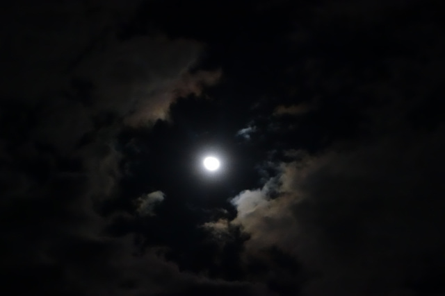 Moon in the North Carolina Sky