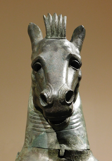 Detail of the Rearing Horse in the Metropolitan Museum of Art, June 2019