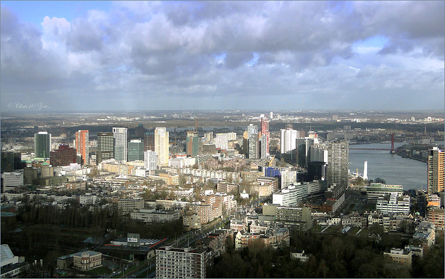 View over Rotterdam...