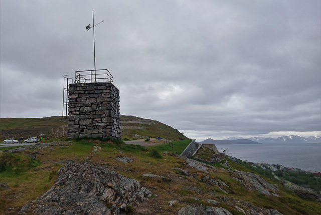 Hammerfest, ganz oben.