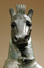 Detail of the Rearing Horse in the Metropolitan Museum of Art, June 2019