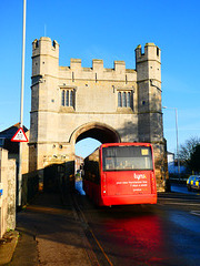 Lynx (Coastal Red) 4 (YJ55 BKK) in King’s Lynn - 14 Jan 2022 (P1100427)