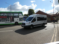 Stowmarket Minibus & Coach AV67 AEY in Bury St. Edmunds - 28 Sep 2022 (P1130591)