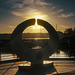 Leven Walkway Sculpture Just Before Sunset