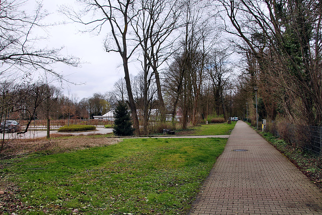 Weg am Kurpark (Unna-Königsborn) / 16.03.2024