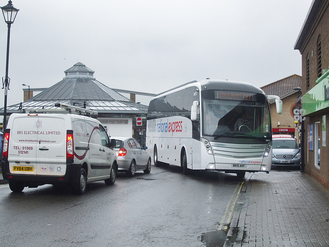 DSCF0916 Whippet Coaches (National Express contractor) NX12 (BK15 AKF) in Mildenhall - 8 Mar 2018 DSCF0916 Whippet Coaches (National Express contractor) NX12 (BK15 AKF) in Mildenhall - 8 Mar 2018