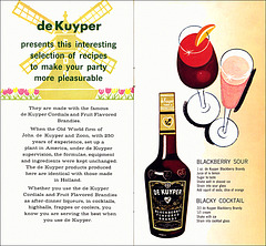 de Kuyper Cordials Booklet (2), c1957