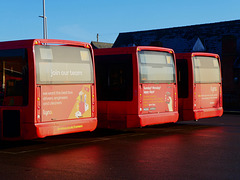 Lynx buses in King's Lynn - 14 Jan 2022 (P1100522)