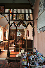 Detail of screen, St Margaret's Church, Thorpe  Market, Norfolk