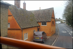 orange cob house in Buckden