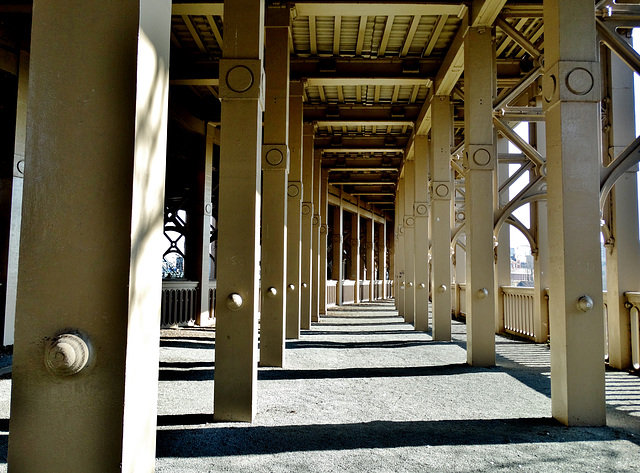 The High Level Bridge, Newcastle.