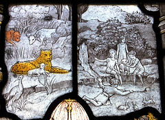 Detail of War Memorial Window, Little Missenden Church, Buckinghamshire