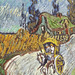 Detail of Country Road in Provence by Night by Van Gogh in the Metropolitan Museum of Art, July 2023