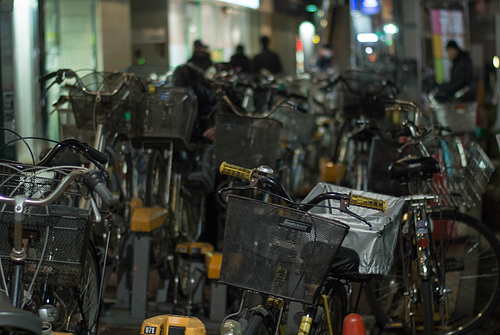 Parking bicycles