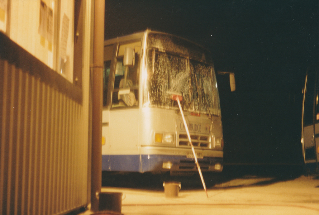 Cambridge Coach Services E363 NEG at Waterbeach - 9 July 1990