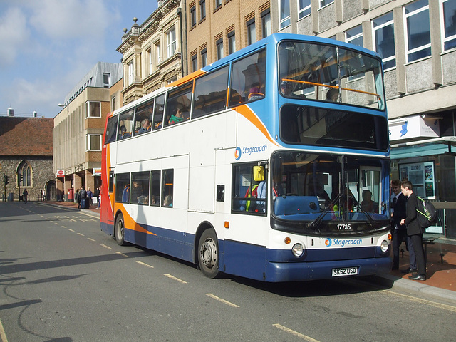 DSCF6719 Stagecoach South 17735 (SK52 USO) in Reading - 5 Apr 2017