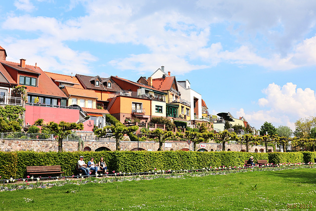 Waren (Müritz),  Hafenpromenade an der Strandstraße