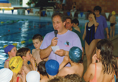 Juin 1991 , pemière compétition de natation et son trop plein émotionnel .