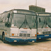 Cambridge Coach Services E363 NEG and E360 NEG at Waterbeach - 7 Oct 1990