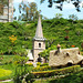 Alice's Village in the Storybookland Canal Boats in Disneyland, June 2016