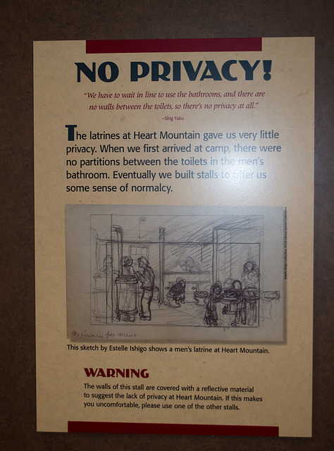 Heart Mountain Interpretive (Relocation) Center WY internee privacy (#0557)